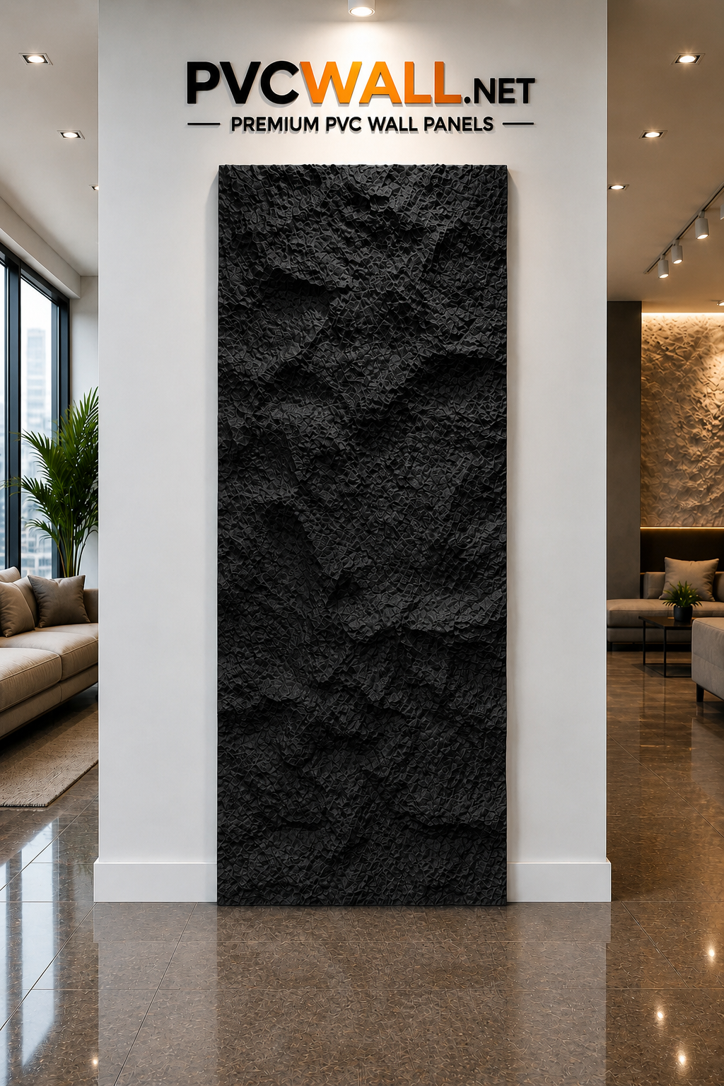 PU STONE BLACK