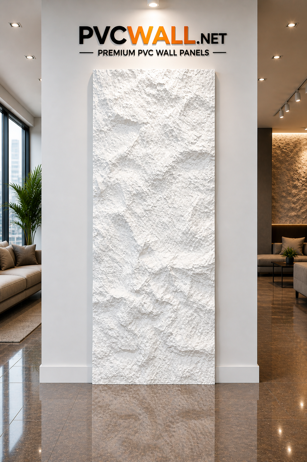 PU STONE white